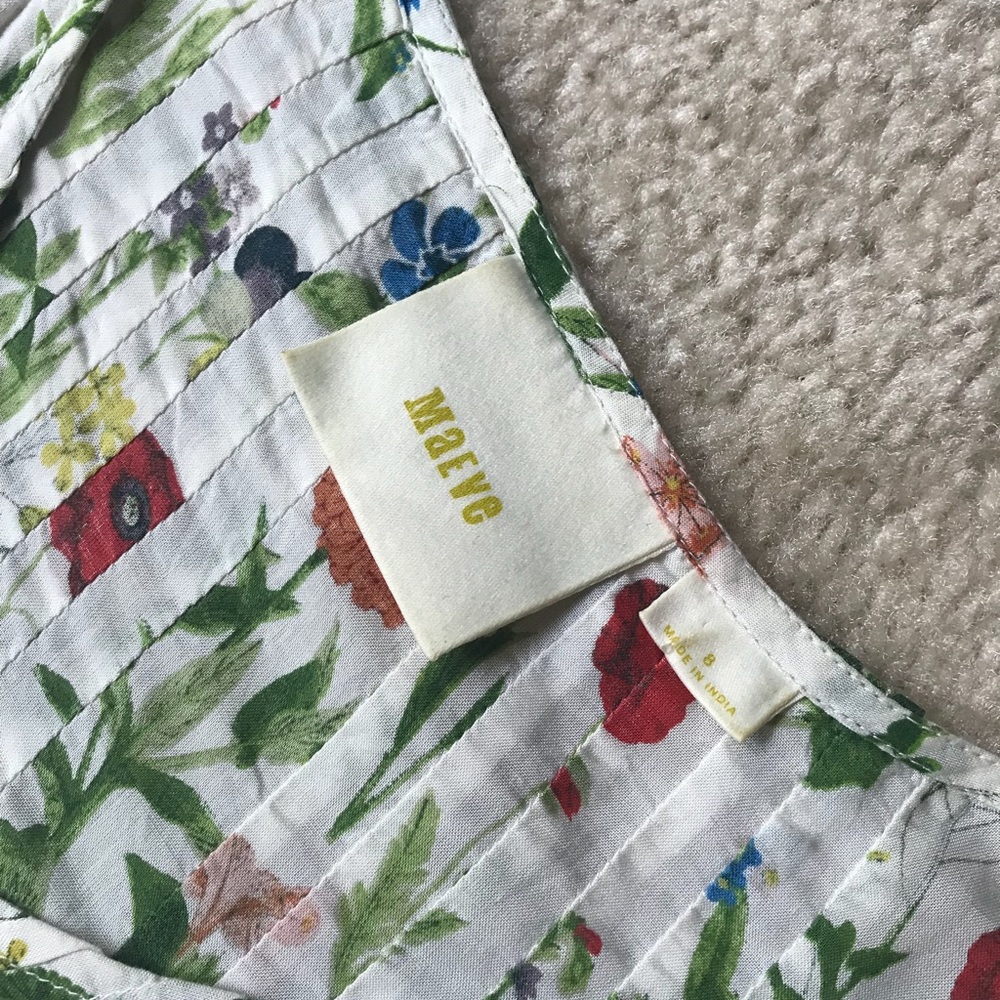 Anthropologie Meave Floral Blouse
